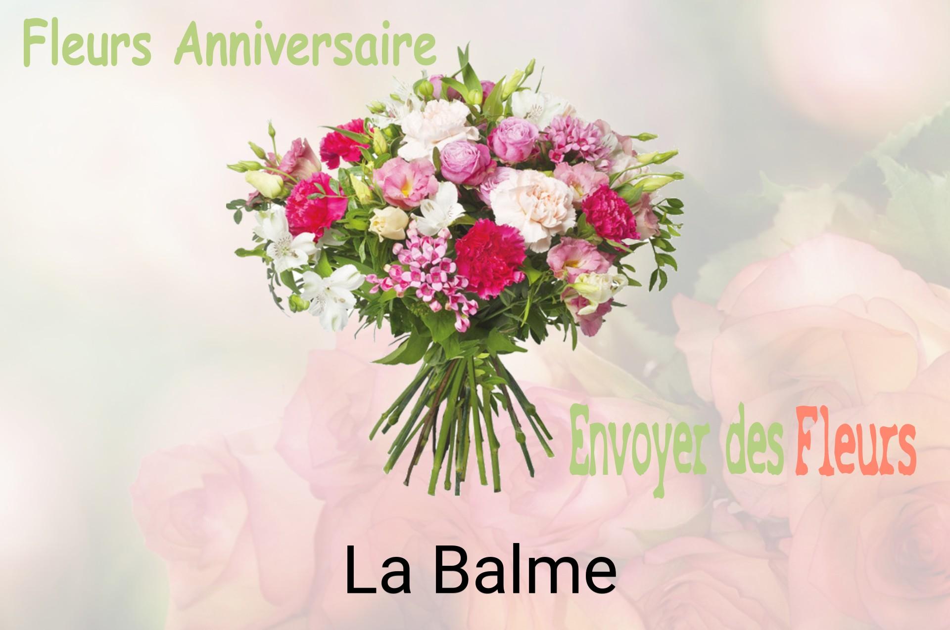 Bouquet de fleurs d’anniversaire livré à La Balme