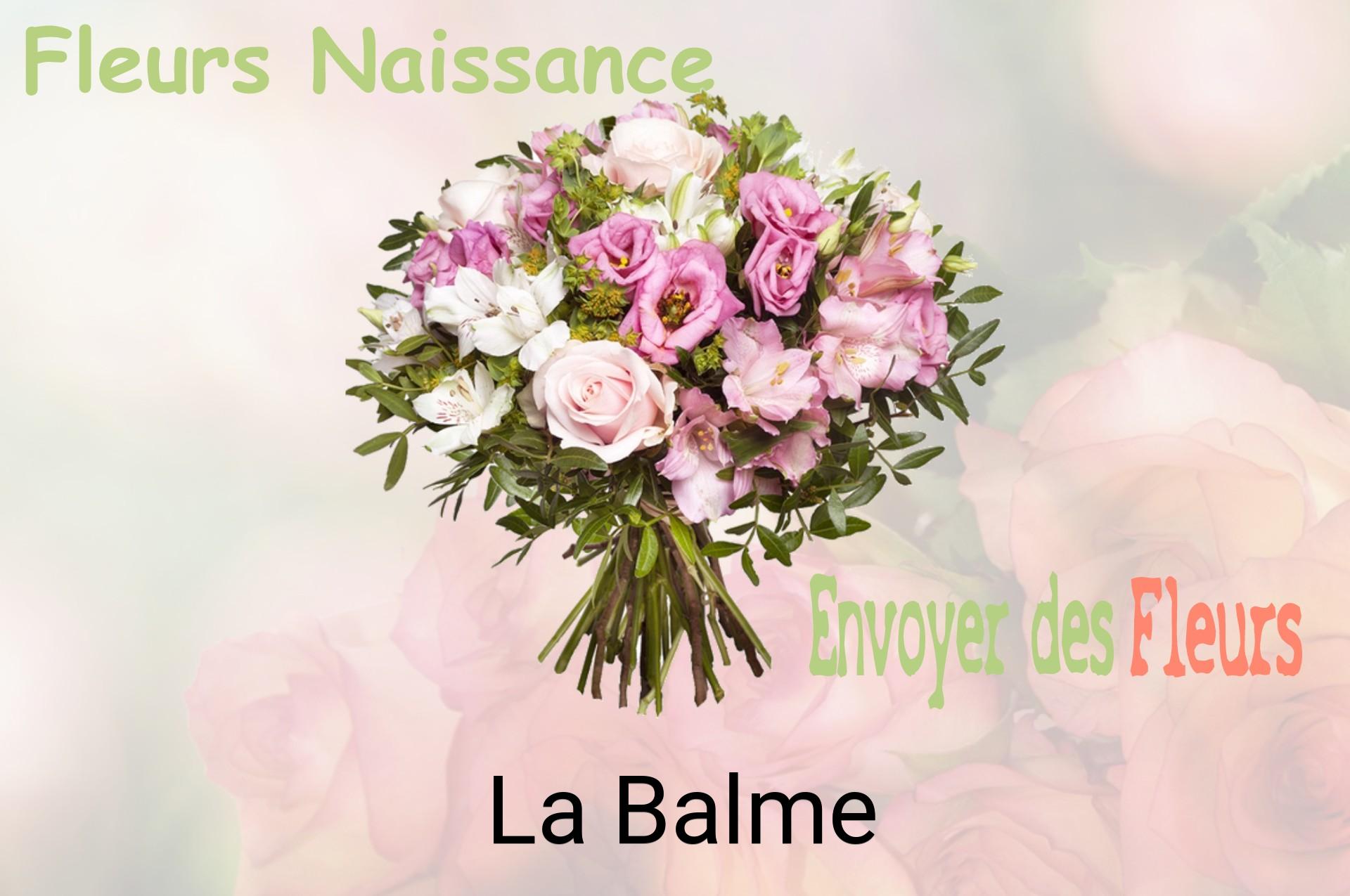 Bouquet de fleurs de naissance livré à La Balme
